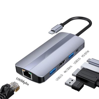 China Mobile Devices .desk computer ARK 5 in 1 multifunctional usb hub adapter type-c usb 3.0 hub usb c docking station laptop for macbook for sale