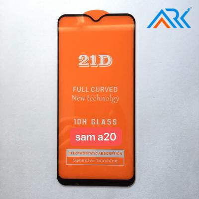 China 99% Transparency ARK In Stock 21D Full Glue Tempered Glass Mobile Screen Protector For Sam Fe A03s M32 F52 F22 S21 for sale