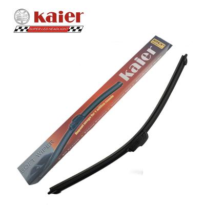 China Scuff car accessories w03 s850 wiper blade universal soft flat auto dirt wiper blade kaier A grade rubber rubber blade for sale