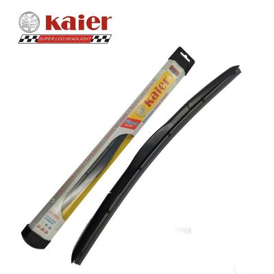 China Hybrid Scraper Dirt Wiper Blade For Universal Type VW U/J Toyota Honda Hyundai KIA Bracketless Car Silicone Frameless Auto Wiper Blade for sale