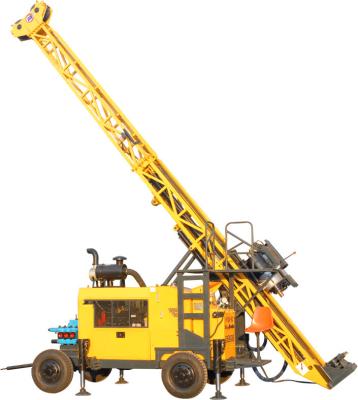 China 1000m Wheel Type Full Hydraulic Core Drilling Machine for sale