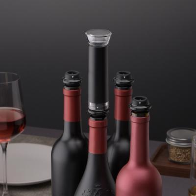 China Stored Hands Free Auto Vacuum Wine Saver Stopper Batteries Backed Vacuuming Preservative For Wine for sale