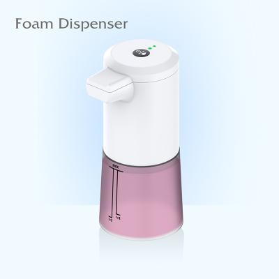 China 2021 New Design Touchless Hands Sanitizer Free Liquid Electric Automatic Sensor Foaming Soap Dispenser 98*77*174mm for sale