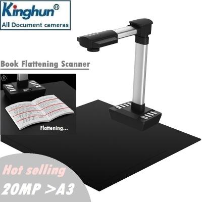 China Fast Scanning Most Competitive Kinghun KCA1900 Book Document Scanner Smart Fast High Resolution Camera for sale