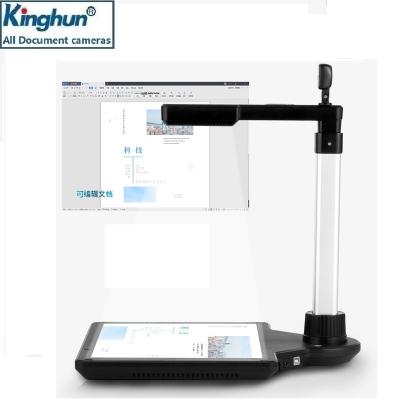 China Desktop Cheap Price Document Camera A3 Digital Hd Dual Document Camera With Face Squeezing for sale