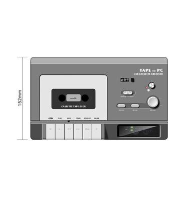 China Portable Tape Recordable Cassette w/USB with USB-PC Recording & Built-in Mono Speaker Tape Player to PC Recording & Built-in Mono Tape Recorder Converter Cassette Player loud speaker for sale