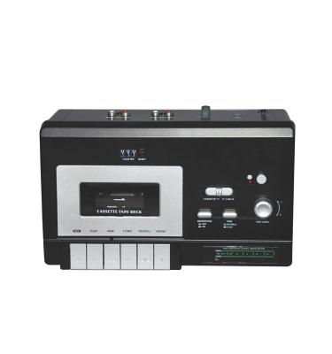 China hot selling DC powered recordable cassette converter with USB and built-in mono speaker E-K70B-T18O for sale