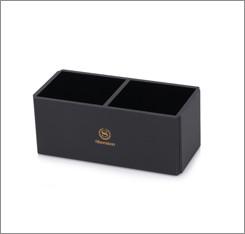 China Free sample black acrylic  150*70*60mm tea coffee holder for 5 star Sheraton hotel for sale