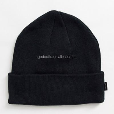 China COMMON Wholesale Supplier Customized Knitted Hat Unisex Simple Warm Logo Beanies Fashionable Winter Acrylic Fabric Customized for sale