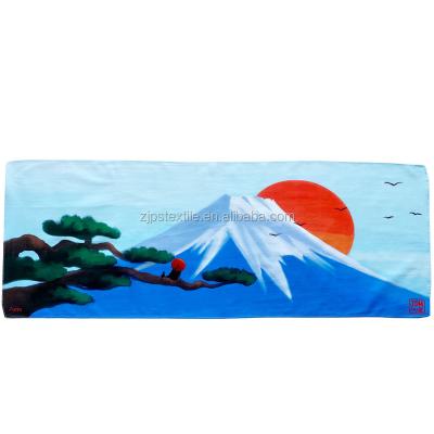 China Tradition QUICK DRY Japanese Style Home Use Hand Towel Customized Tenugui Design and Logo for sale