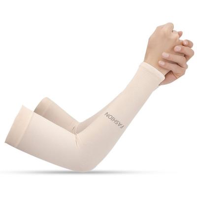 China Antibacterial UV Protect Compression Ice Sleeve Sport Basketball Football Cycling Arm Sleeve Protective Arm Sleeves for sale