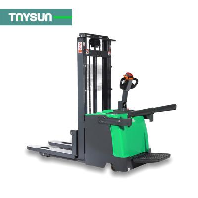 China Building Material Shops 2ton Electric Forklift Pallet Stacker Full Position Type Electric Truck Stacker for sale