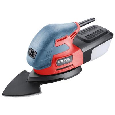 China For workshop or semi-professional work 8894002 EXALT 3 in 1 220w 85mm electric delta sander/palm sander with LED lighting/sanding papers for sale