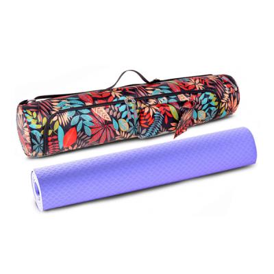 China Canvas Natural Rubber Yoga Mat Beginner Fitness Widened Non-Slip Yoga Mat Customized LOGO Mat PU Luxury Protection for sale