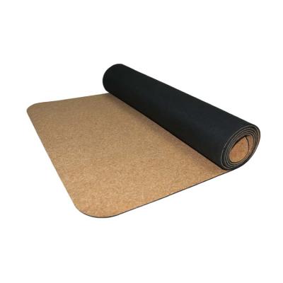 China Non-slip Rubber Mat Cork Thickening 5mm Yoga Log Fitness Mat Source Environmentally Friendly Cork And Source Factory for sale