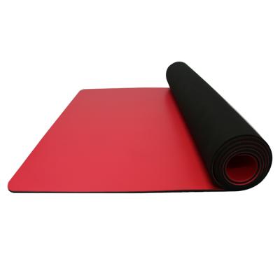 China China RUBBER cheap manufacturer factory price custom pu + PU and rubber yoga mat for sale