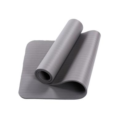 China Custom Logo Durable Thick NBR Sports Pilates Yoga Mat for sale