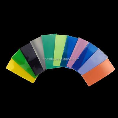 China High Temperature Made In China Wholesales 21700 Battery Film Tape Sleeve Precut Shrink Tube Protect Hose Cover PVC Heat Shrink Tube for sale