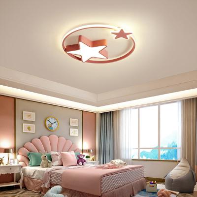 China Modern Children's Lamp Bedroom Ceiling Led Simple Modern Lamp Boy Girl Lamps Star Shape Ceiling Lamp for sale