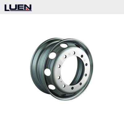 China Trailer part truck part china manufacture tubeless steel rim and wheel for sale for sale