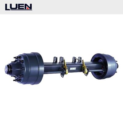 China Trailer Part Truck Part LUEN Truck Axles 13T 16T Off Board Drum Axle Series American Type Axle for sale