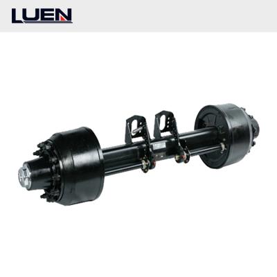 China Trailer Part Truck Part LUEN Truck Axles 13T 16T Off Board Drum Axle Series American Type Axle for sale