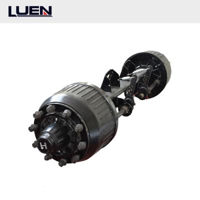 China German Type Used Semi Trailer Truck LUEN Factory Price Trailer Axle Truck Trailer Parts 14ton Axle for sale