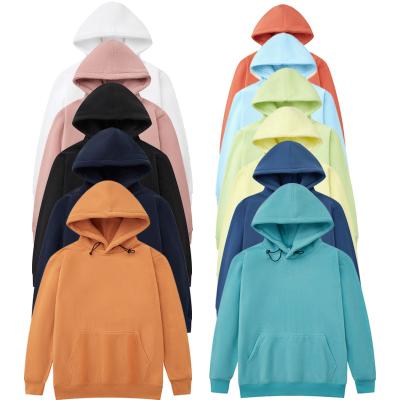 China Waterproof 2023 New Arrivals Mens Autumn Winter Hooded Street Long Sleeve Solid Color White Men Loose Hooded Hoodies for sale