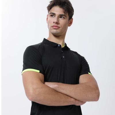 China High Quality Custom Anti-Wrinkle Mens 100% Polyester Polo Golf Short Sleeve Unisex Polo T-Shirt With Embroidery Logo for sale