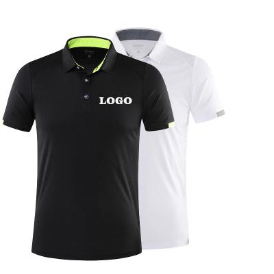 China Hot Selling Anti-wrinkle Polyester Blended Spandex Favored Fabric High Quality Golf Shorts Sleeve Unisex Polo Shirt for sale