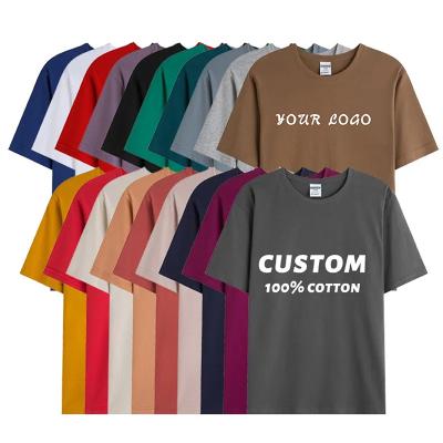 China Custom Heavy Duty Anti-Wrinkle 100 Cotton Men's Oversized T-Shirt Unisex Plain, Breath Printing Mens Blank Graphic Tee, High Quality Tees For Men for sale