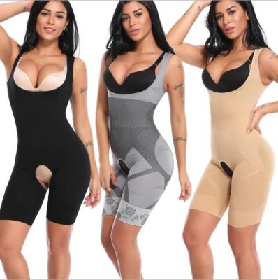 China Wholesale Antibacterial Fitness Shapewear For Women Steel Bone Tummy Control Hip Lift Body Shaper Lingerie Jumpsuits for sale