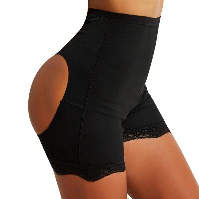 China Antibacterial private label drop shopping women's seamless shapewear hip lifter shorts tight panties seamless shapewear for sale