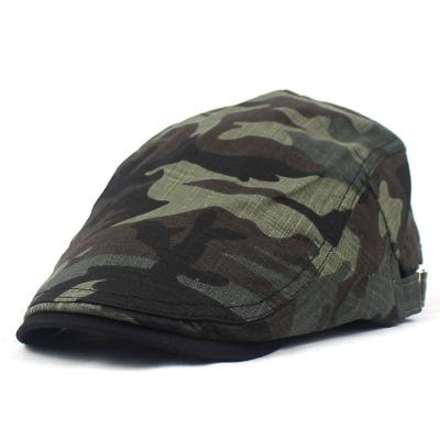 China Fashion Men Wholesale Autumn Cotton Ivy Cap Hemp Ivy Cap Leisure Army Beret Hat for sale