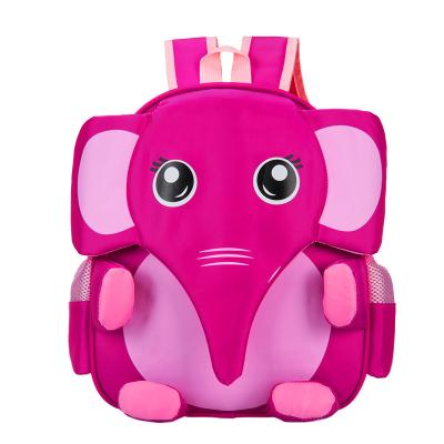 China Blue Cute Cartoon Pink Waterproof Kindergarten 3D Schoolbag Pupil Backpack for 3-6 Years Old Kids for sale