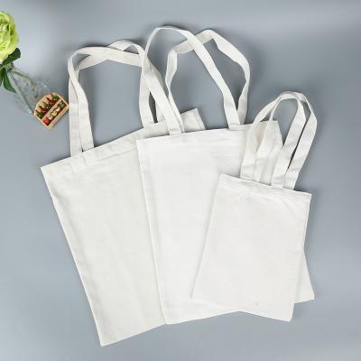 China Customized Beige White Black Canvas Handled Wholesale Shopping Calico Cotton Tote Bag for sale