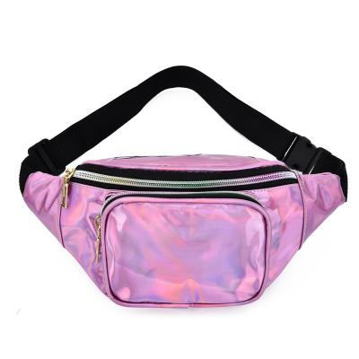 China Water Proof Fashion Beach Laser Transparent Waterproof Cross Fanny Pack Ladies Waist Bag - Body Jelly Fanny Pack for sale