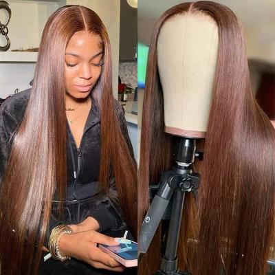 China Body Wave 13x4 13x6 lace front wigs human hair Brazilian raw  hd swiss transparens lace frontal wigs for black women for sale