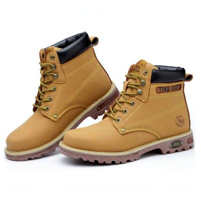 China Wholesale Men S1p S2p S3 Steel Toe Oil Resistant Lab Jogger Anti Slip Leather Leather Steel Toe Industrial Work Boots Safety Shoes for sale