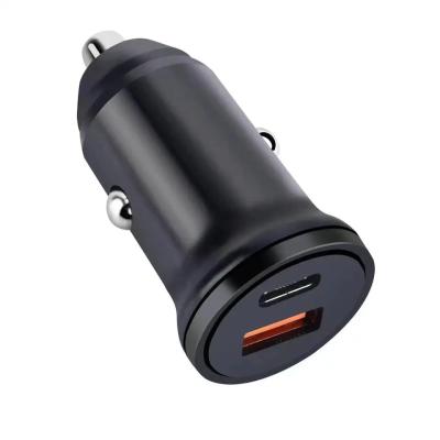 China High Speed Promotion Small mini PD20W car charger Type C QC3.0 dual port 20 watt for iphone 12 13 for sale