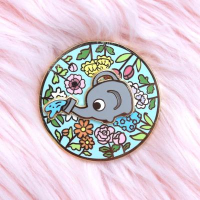 China Europe Spinner Spinner Custom Soft Hard Enamel Lapel Spinning Pin for sale