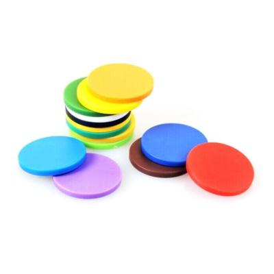 China Wholesale Europe Cheap Colored Blank Plastic Custom Plastic Token Coin For Gambling for sale