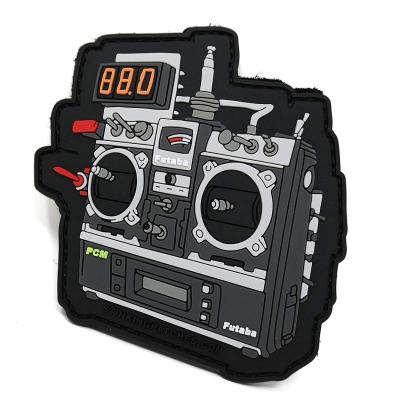 China 3D Back to Future Inspired Radio Controller PVC Patch for sale