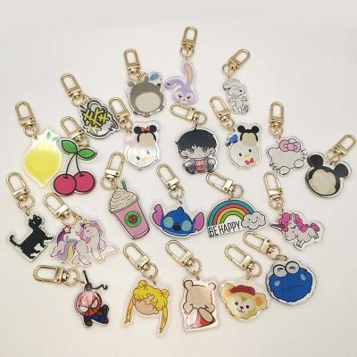 China Gift Making Custom Logo Plastic Key Chain Anime Cheap Acrylic Key Chain Custom for sale