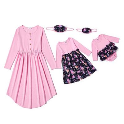 China Matching mommy and me dresses and rompers baby with holiday style for sale