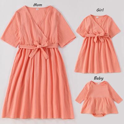 China wholesale mommy and me dresses sleepwear and baby romper for sale