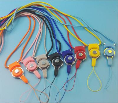 China Knock Down 2 In 1 2 In 1 Knock Down Mobile Phone Connector Detachable Lanyard With Clip for sale