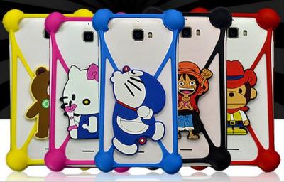 China Universal Cute Silicone Bumper Cartoon Silicone Phone Case for sale