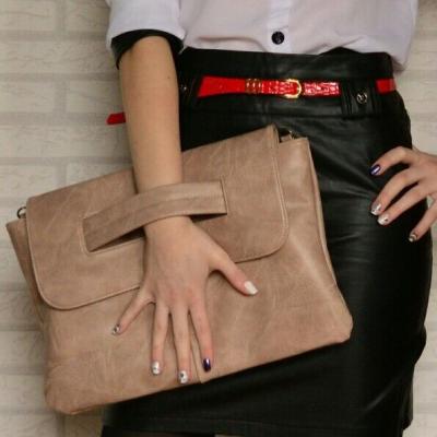 China 2022 Latest Fashion Large Capacity Envelope PU Evening Clutch Bag Sleeve Clutch Purse For Women Vintage Leather Cross - Body Tote Handbag for sale