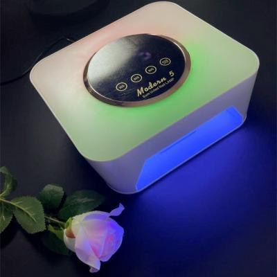 China High Quality Plastic ZYC 9000 MAH RBG Cordless Led Nail Lamp Gel Polish Led Nail UV Lamp For Salon Manicure for sale